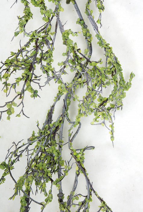 4'10" Moss Covered Twig Artificial Garland -Light Green (Pack of 6) - A-197482