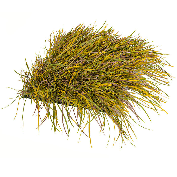 20"x20" Outdoor UV-Proof Artificial Autumn Dune Grass Mat -Yellow/Green (Pack of 2) - A-198032