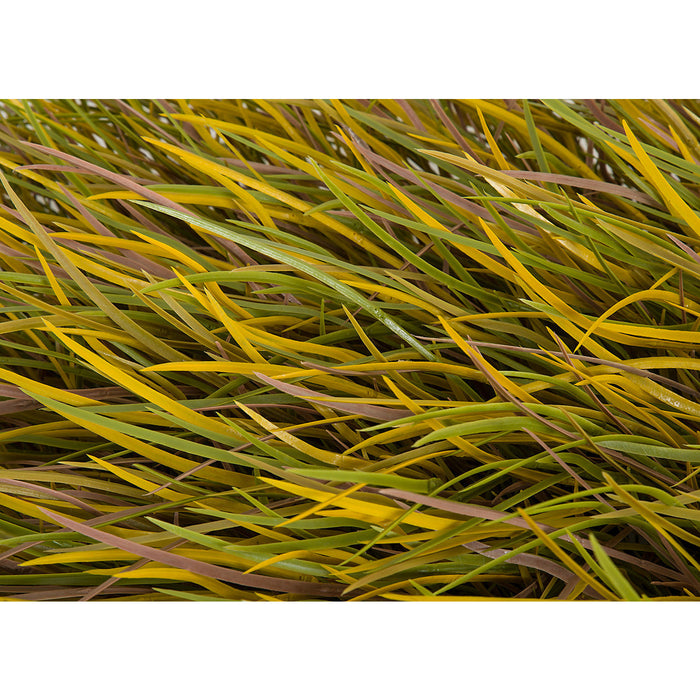 20"x20" Outdoor UV-Proof Artificial Autumn Dune Grass Mat -Yellow/Green (Pack of 2) - A-198032
