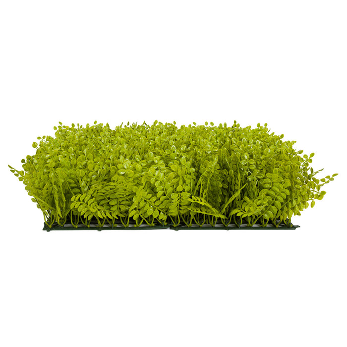 20"x20" UV-Proof Outdoor Artificial Button Fern Mat -Lime Green (pack of 2) - A198222