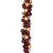 6' Mixed Matte & Reflective Ornamental Ball Garland -Burgundy/Gold - A200600