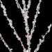 37" Flocked & Glittered Artificial Birch Twig Stem -White/Brown (Pack of 12) - A-200730