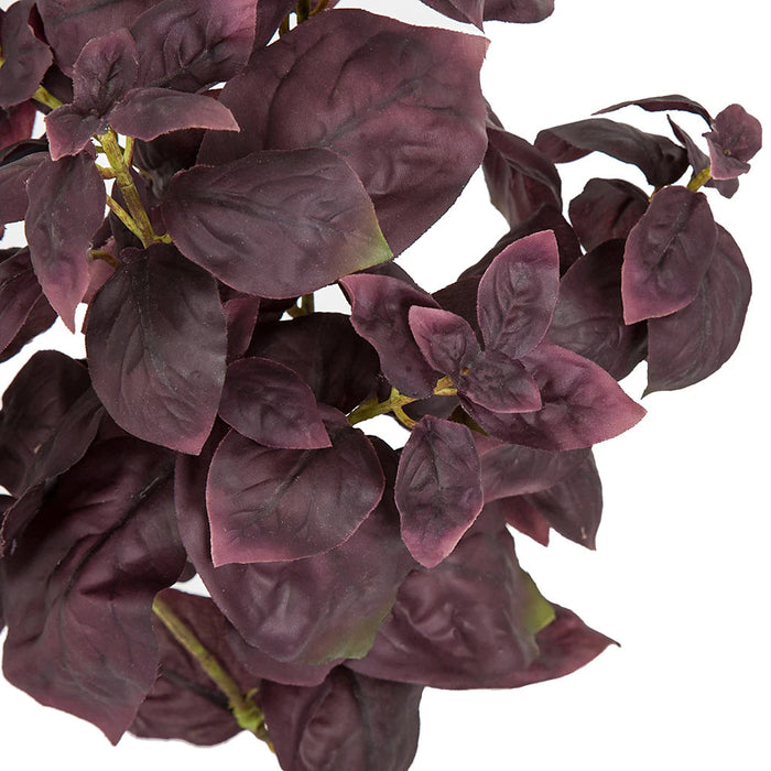 15" Basil Herb Silk Stem -Purple (Pack of 6) - A-201130