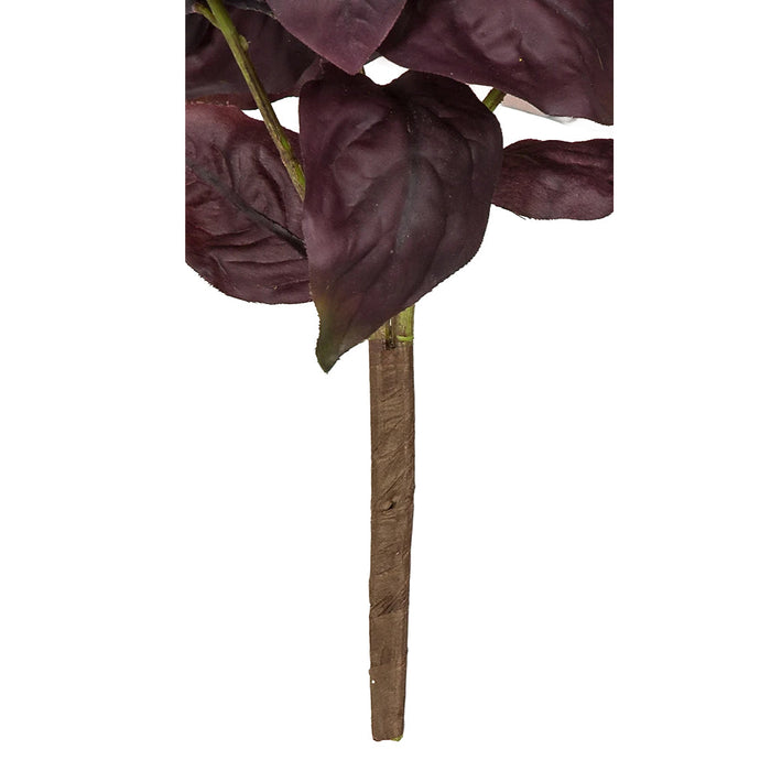 15" Basil Herb Silk Stem -Purple (Pack of 6) - A-201130