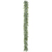 9'Lx10"W Snowed & Glittered Pine Artificial Garland -Green/White (pack of 2) - A202030