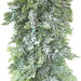 6'Lx10"W Snowed & Glittered Pine Artificial Garland -Green/White (pack of 2) - A202140