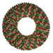 72" Mixed Reflective Plastic Ball Hanging Wreath -Mixed Colors - A202576