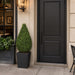 36"Hx16"W Outdoor UV-Proof Artificial English Boxwood Teardrop-Shaped Topiary -Green - A202760