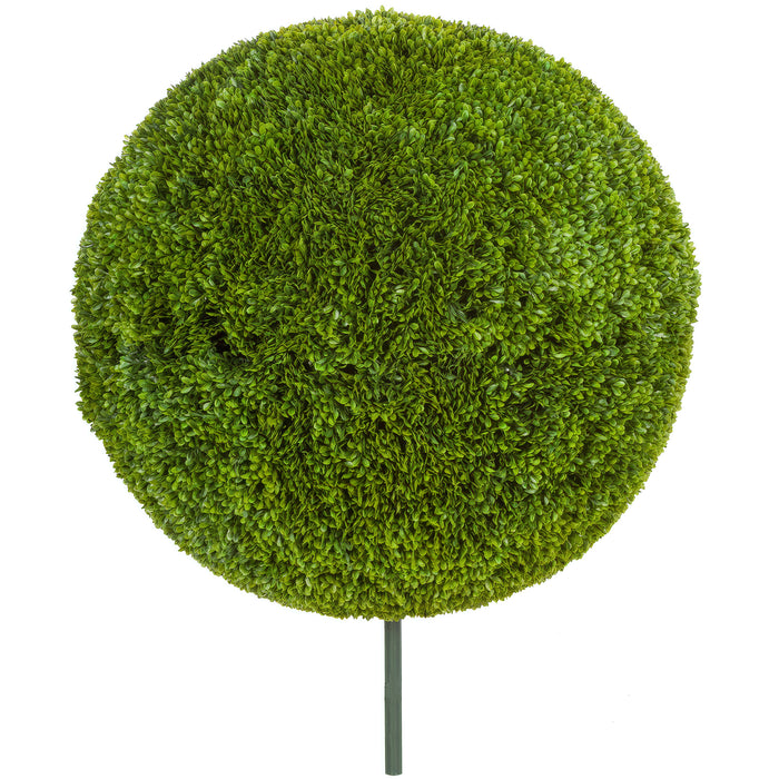 30" Outdoor UV-Proof Artificial Japanese Boxwood Ball-Shaped Topiary -Green - A202770