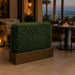 30"Hx37"W"x14"D Outdoor UV-Proof Artificial Podocarpus Leaf Topiary Hedge -2 Tone Green - A202830
