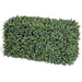 12"Hx24"Wx12"D Outdoor UV-Proof Artificial Podocarpus Leaf Topiary Hedge -2 Tone Green - A-202835