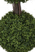 4' Outdoor UV-Proof Artificial English Boxwood Double Ball-Shaped Artificial Topiary Tree w/Pot -2 Tone Green - A202850