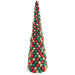 36" Reflective Plastic Ball Cone Topiary -Mixed Colors - A202892