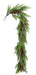 6' Soft-Touch Artificial Cedar, Pinecone & Berry Garland -Green/Red (Pack of 2) - A221250