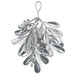 6.5" Hanging Artificial Mistletoe Leaf & Bery Stem -Silver (Pack of 36) - A-230104