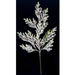 20" Flocked & Lightly Glittered Artificial Pine & Pinecone Stem -White/Green (Pack of 24) - A-230950