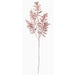 36" Shiny Metallic & Beaded Artificial Fern Stem -Pink (pack of 12) - A-231087