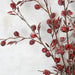 23" Glittered Artificial Mini Blossom Plant -Red (Pack of 12) - A-231345