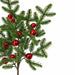 36" Artificial Pine & Shiny Ball Stem -Red (Pack of 12) - A-231934