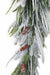 51" Soft-Touch Frosted Artificial Norfolk Pine & Pinecone Teardrop Swag -Green/White (Pack of 4) - A-232670