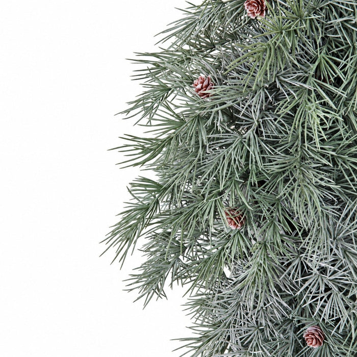 5'2" Soft-Touch Flocked Blue Spruce Artificial Garland -Green (Pack of 2) - A-232950