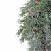 33" Frosted Artificial Blue Spruce & Pinecone Wreath -Gray/Blue (Pack of 2) - A-232960