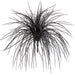 19" Artificial Plastic Onion Grass Plant -Black (pack of 12) - A2377