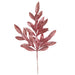 20.5" Glittered Artificial Bay Leaf Stem -Rose/Gold (Pack of 24) - A-240013