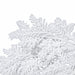 22" Flocked Artificial Cedar Stem -White (Pack of 36) - A-240104