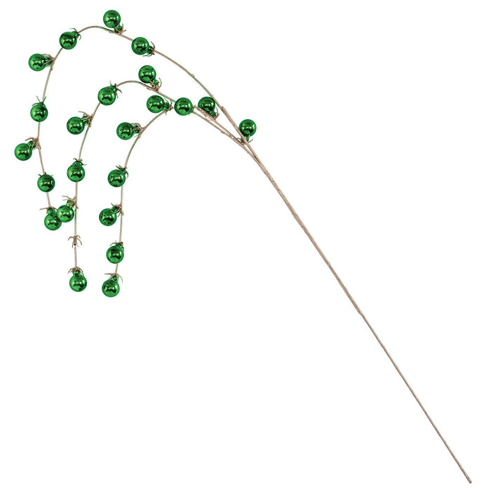 26" Hanging Ball Branch Stem -Green (Pack of 12) - A-240244