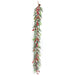 6'Lx8"W PE Snowy Berry & Pine Artificial Garland -Red/Green (Pack of 4) - A-240500