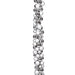 6' Plastic Matte & Reflective Mixed Ball Garland -Silver/White - A-240560