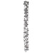 6' Plastic Matte & Reflective Mixed Ball Garland -Silver/White - A-240560