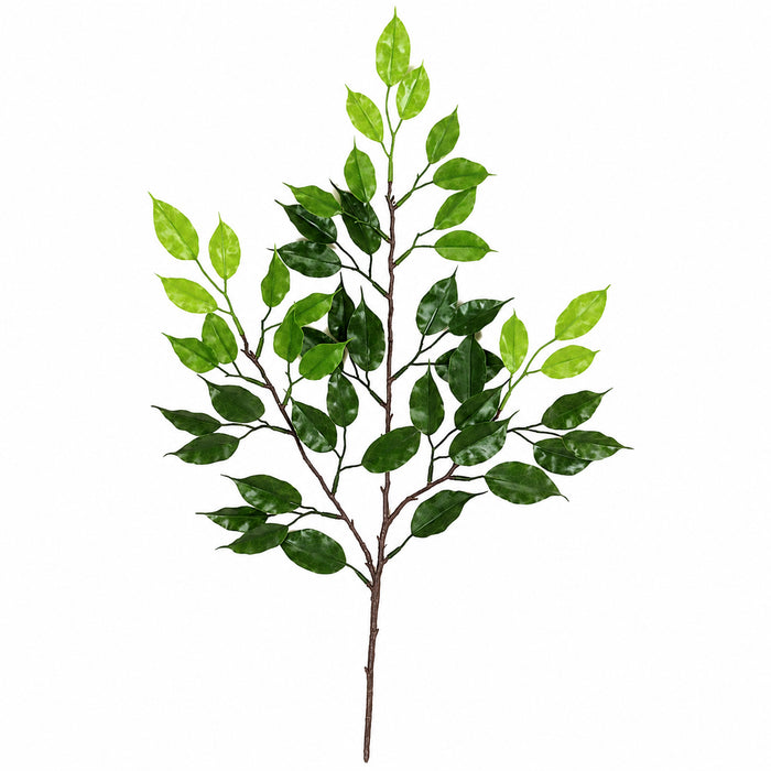 24" Outdoor UV-Proof Artificial Ficus Stem -2 Tone Green (Pack of 12) - A2500