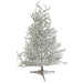 23"x15.5"W Glittered Snowball Twig Artificial Christmas Tree, Unlit -White/Green (Pack of 2) - A-250020
