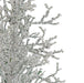 23"x15.5"W Glittered Snowball Twig Artificial Christmas Tree, Unlit -White/Green (Pack of 2) - A-250020