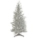 36"x19"W Glittered Snowball Twig Artificial Christmas Tree, Unlit -White/Green (Pack of 2) - A-250030