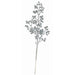 21.5" Glittered Artificial Eucalyptus Leaf Stem -Silver (Pack of 24) - A-250056