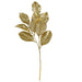 25" Glittered Artificial Magnolia Leaf Stem -Gold (Pack of 12) - A-250060