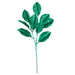 25" Glittered Artificial Magnolia Leaf Stem -Emerald Green (Pack of 12) - A-250065