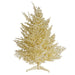 12"x10"W Glittered Snowball Cedar Artificial Christmas Tree, Unlit -Champagne (Pack of 6) - A-250072