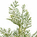 12"x10"W Glittered Snowball Cedar Artificial Christmas Tree, Unlit -Green/White (Pack of 6) - A-250070