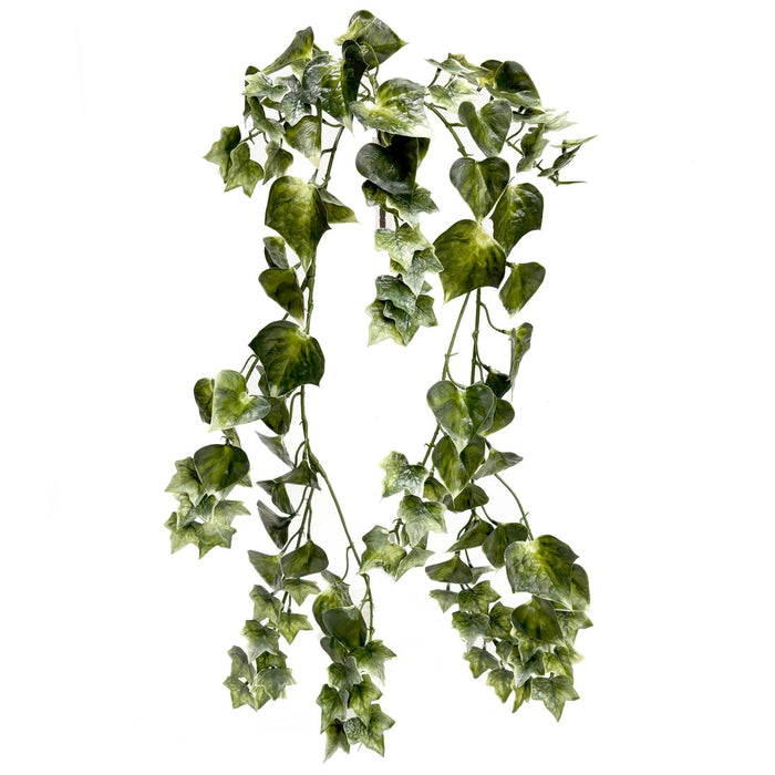 36" Outdoor UV-Proof Artificial Hanging Ivy Plant -Green/Variegated (Pack of 4) - A-250530