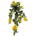 36" Outdoor UV-Proof Artificial Bougainvillea Flower Bush -Yellow (Pack of 4) - A-250540