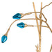 28" Artificial Beaded Stem -BLue (Pack of 12) - A-250672