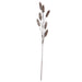36" Flocked & Glittered Pinecone Stem -Brown/White (Pack of 12) - A-250710