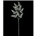 32" Metallic Artificial Fern Leaf Stem -Silver (Pack of 24) - A-250764