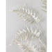 32" Metallic & Glittered Artificial Fern Leaf Stem -Silver (Pack of 24) - A-250774