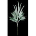 32" Mixed Flocked Fern Artificial Stem -Green/White (Pack of 12) - A-250800