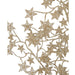 25" Glittered Artificial Star Leaf Stem -Gold (Pack of 12) - A-250920